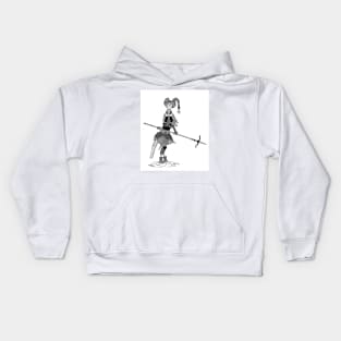 Soldier of the Respectful Lady Lyu. Kids Hoodie